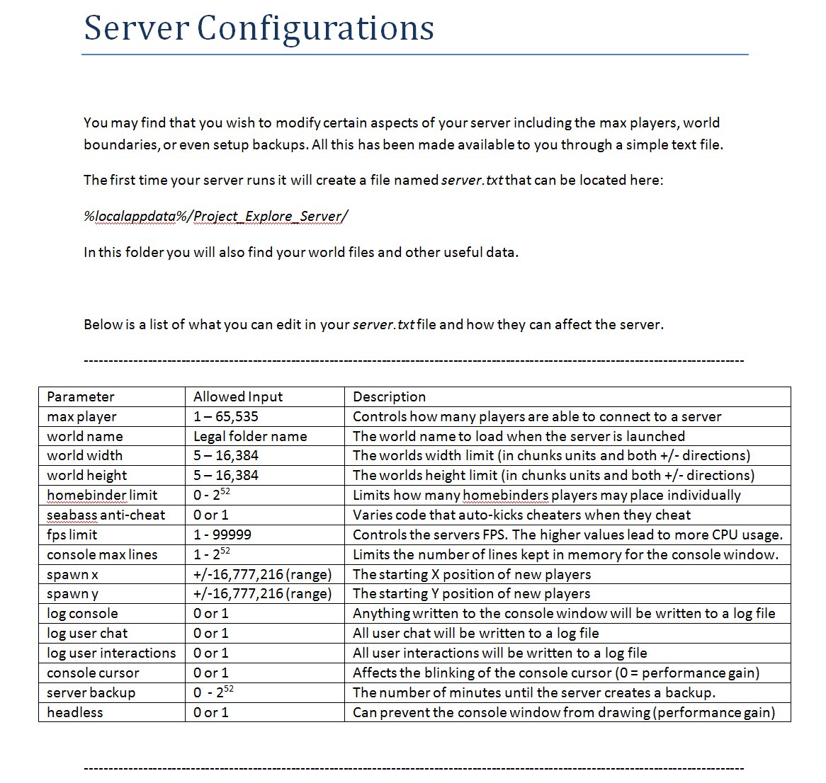 FreshWaterFern's tweet image. A sneak peek at some of the server documentation I&apos;m working on! #gamedev #gamemaker