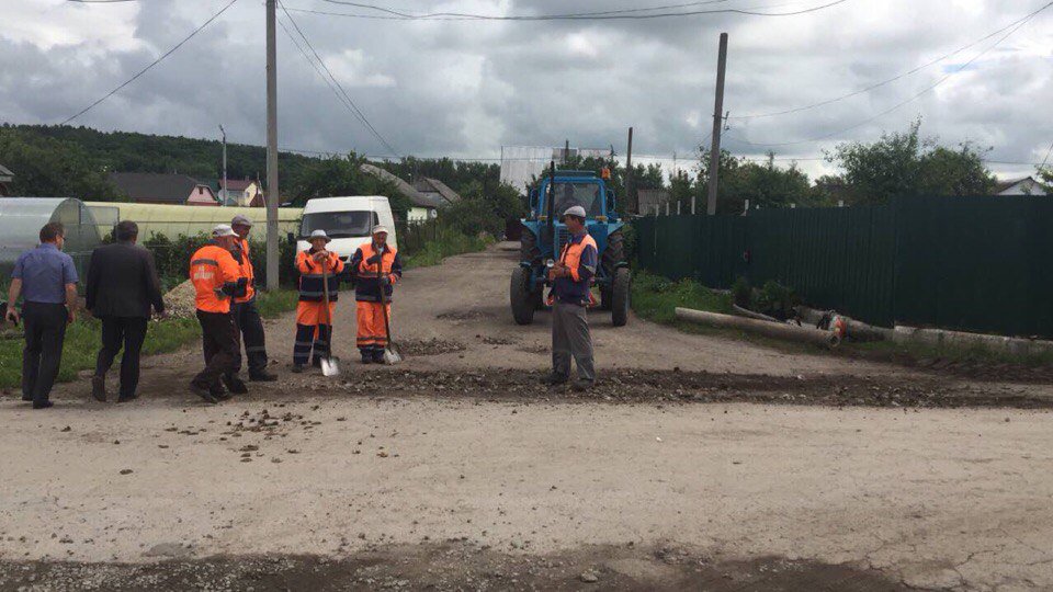 <a href="/Tularegion71/">Правительство ТО</a> Начались работы по ремонту дороги по ул. Крупской