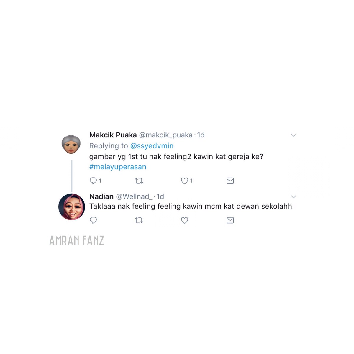 FXTVT's tweet photo. 'Kerusi untuk majlis akad nikah'
Melayu — triggered!!! https://t.co/ROgP1WezTj