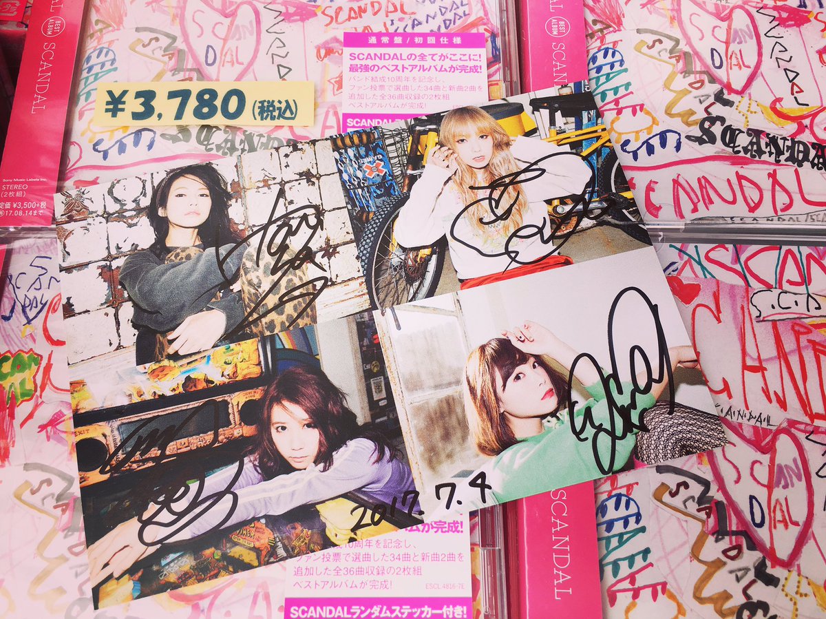 SCANDALの47都道府県ツアー】 本日、大分DRUM Be-0公演の会場にてBEST