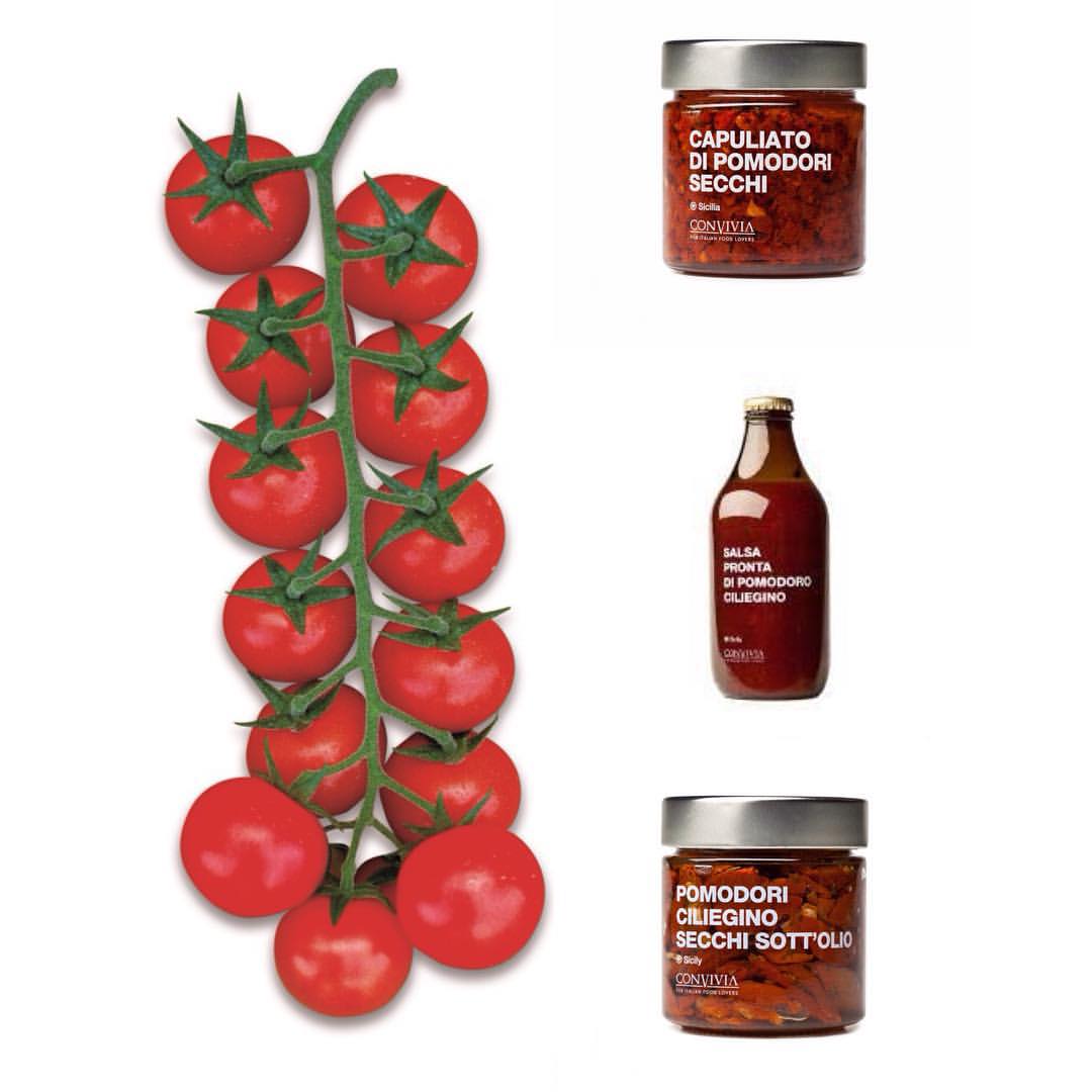 #figli dello stesso #padre --- #convivia #foritalianfoodlovers #ciliegino #pomodoro #cherrytomatoes #tomatecerise #kirschtomaten #capuliato