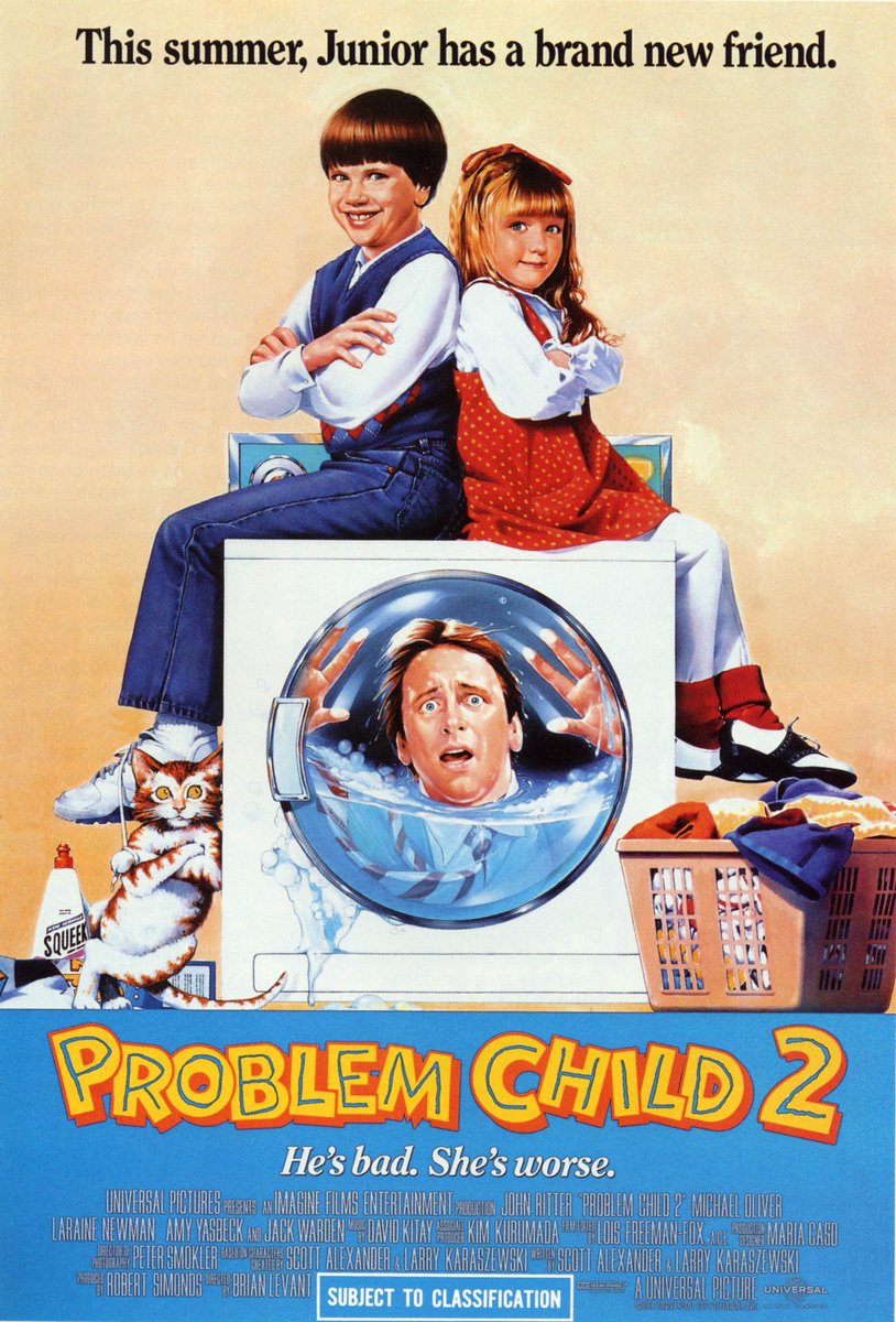 FilmNewsNos's tweet image. 🎬MOVIE HISTORY: 26 years ago today, July 3, 1991, the movie &apos;Problem Child 2&apos; opened in theaters!

#ProblemChild2 #JohnRitter #MichaelOliver