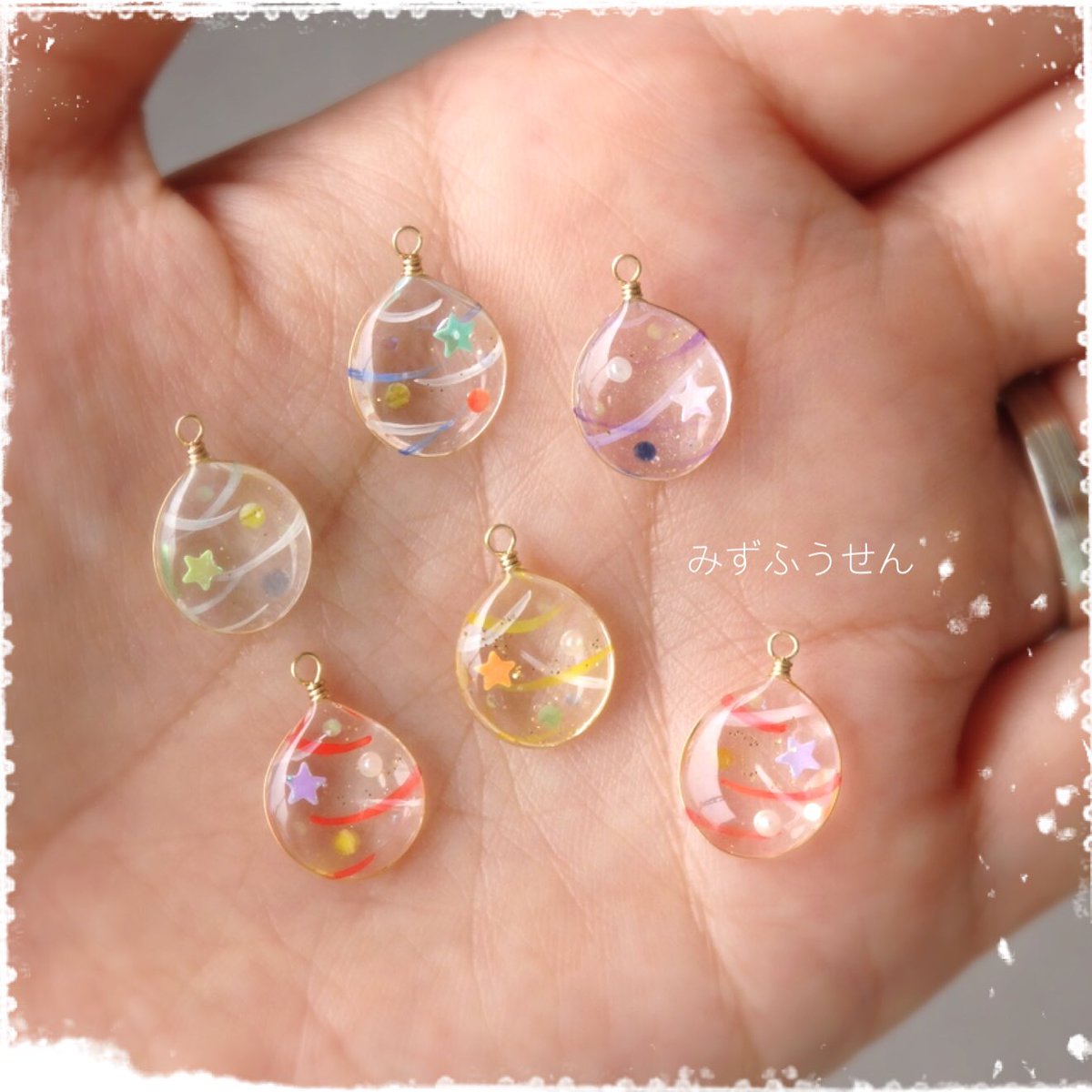 メイプリル Knym54 Twitterissa 夏のイベントに向けて 今年バージョンのみずふうせんパーツが出来上がりました ﾟ ﾟ Handmade ハンドメイド 販売 みずふうせん 水風船 ヨーヨー ハンドメイド好きさんと繋がりたい レジン好きさんと繋がりたい