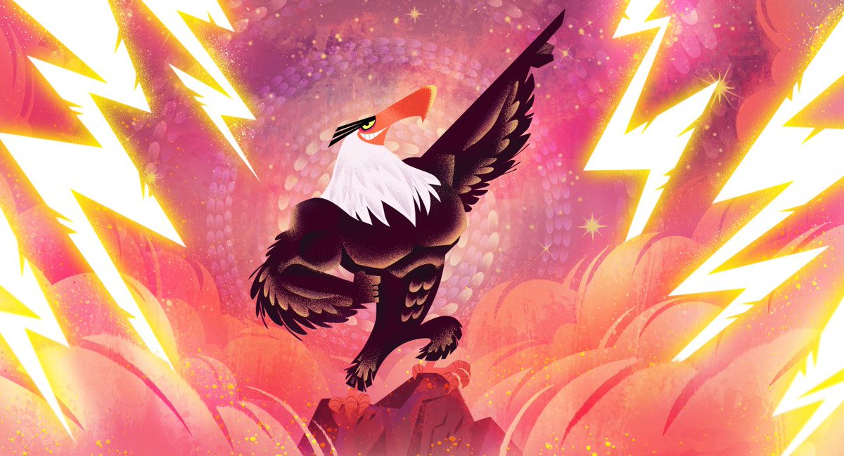 AngryBattlecry's tweet photo. Happy #FourthOfJuly! Mighty Eagle for American, and for freedom! #AngryBirdsMovie https://t.co/1EspykBJXF