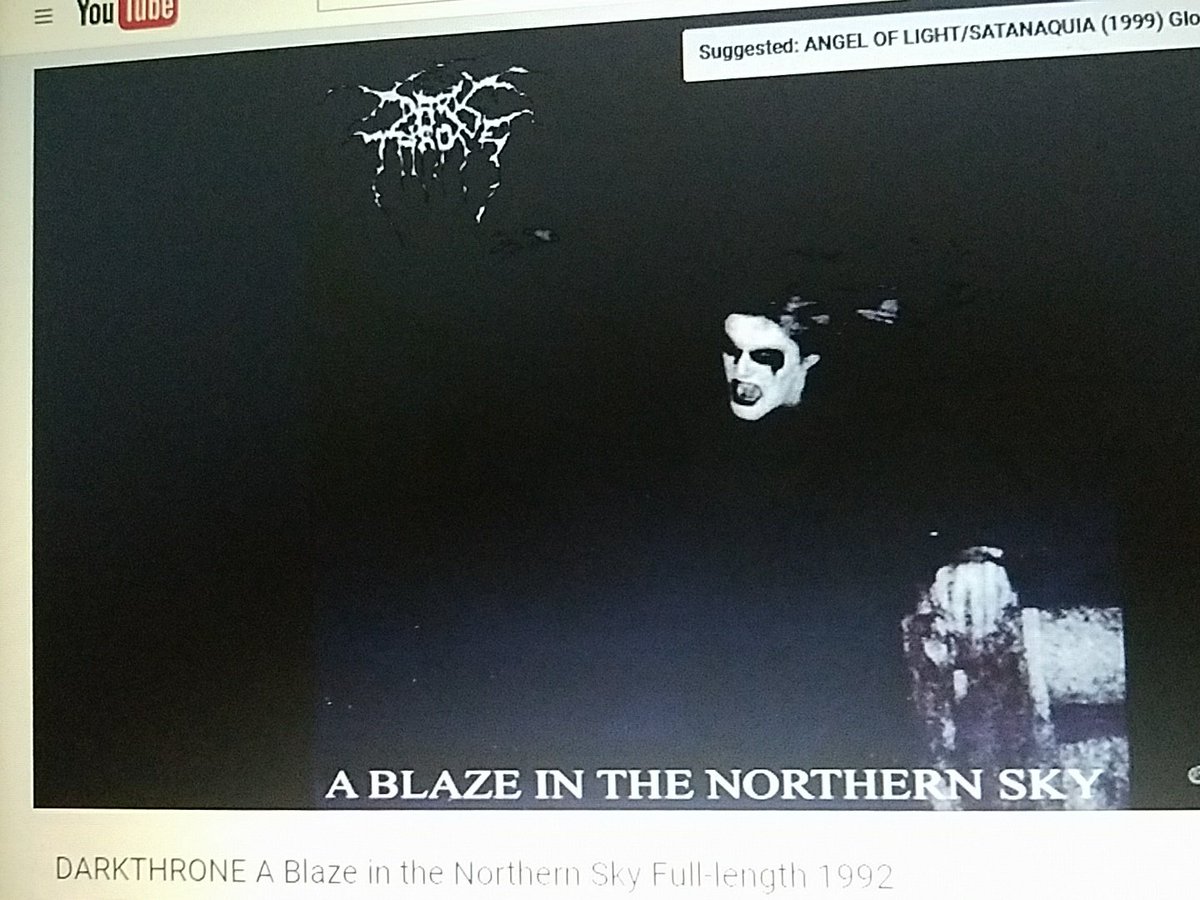 A classic.

#darkthrone #ablazeinthenorthernsky #blackmetal