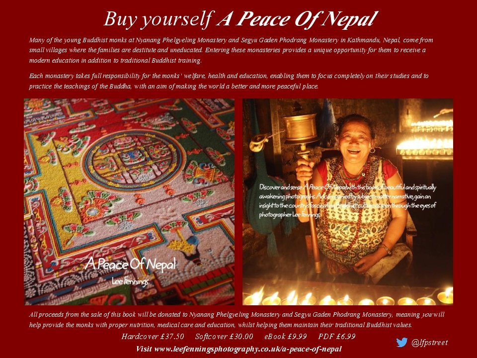 A Peace Of Nepal: A mix of #documentary #travel &amp; #streetphotography. All profits donated goo.gl/pzXd3M #Buddhism #Nepal #NewBook