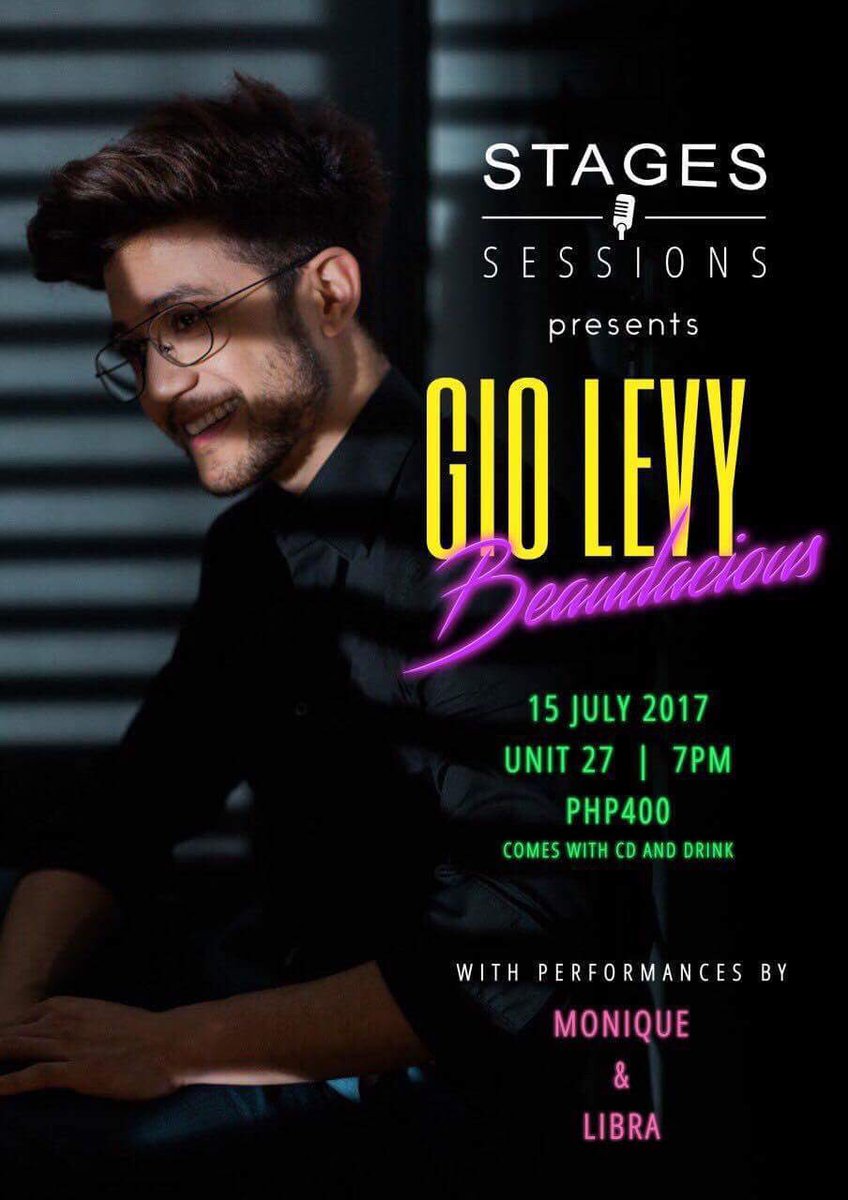 Save the date. <a href="/giolevymusic/">Gio Levy</a> launches his album, Beaudacious on July 15 at Unit 27 Bar + Cafe, BGC.