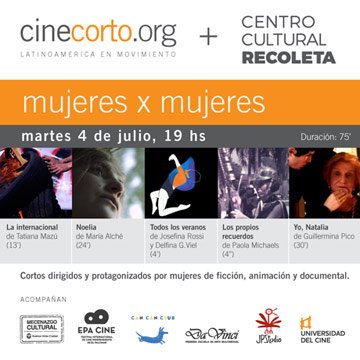#Hoy inicia el Ciclo de Cortos en <a href="/ElRecoleta/">CENTRO CULTURAL RECOLETA</a>!
1ª Función: Mujeres x Mujeres 🙋

#Gratis! 👉 Retirá las entradas una hora antes en boletería