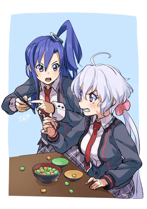 お箸の練習。 
