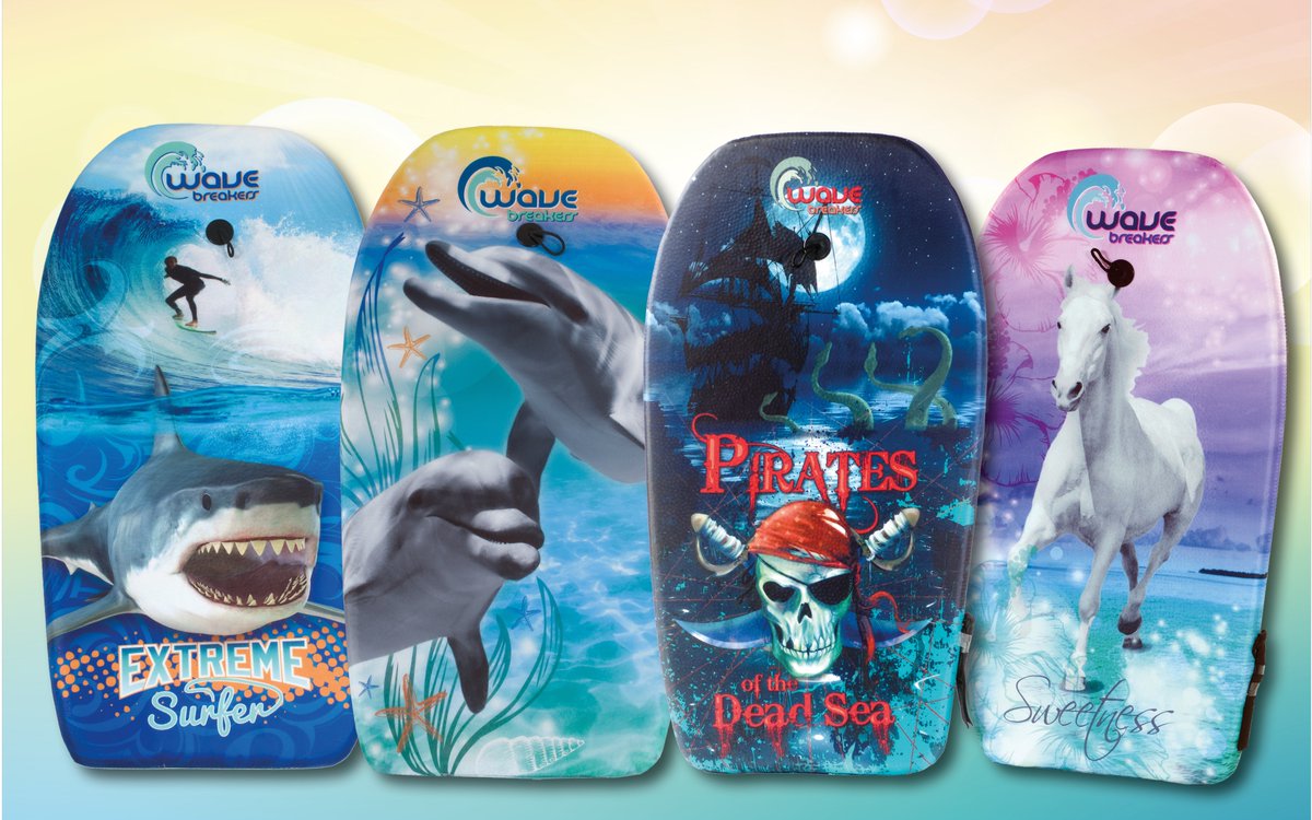 Bij ons verkrijgbaar: gave bodyboards met exclusieve prints! #wavebreaker