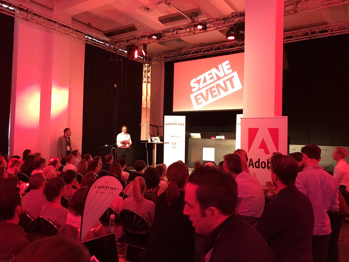 Morning Bash in München. Auf geht's, volles Haus &amp; #mediadonis zum Auftakt #morningbash