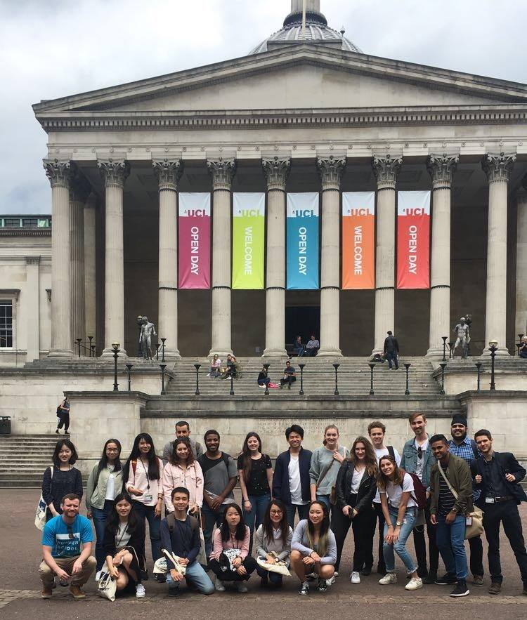 Students at UCL Summer School