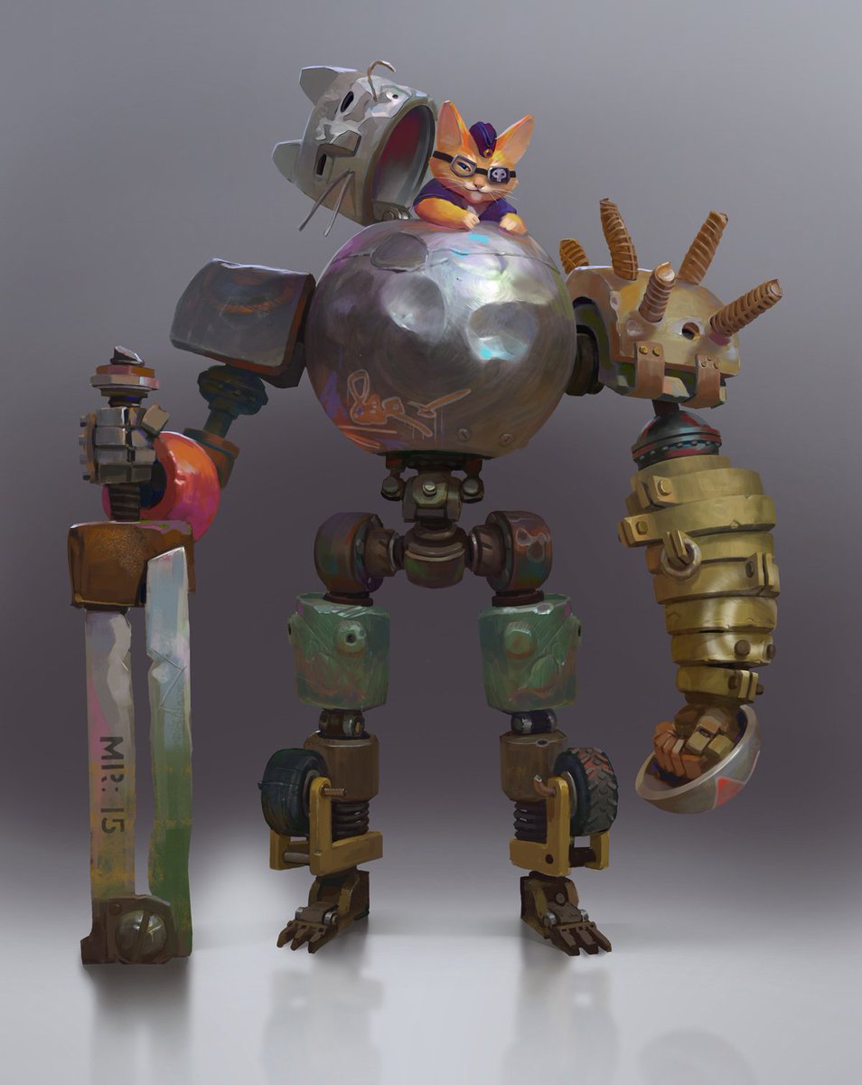 SkillsUpSchool's tweet photo. Different #robots and other personages from a Russian #artist from Moscow Konstantin Maystrenko.
#SkillsUpSchool #art #illustration #concept https://t.co/GS5z6m8ndE