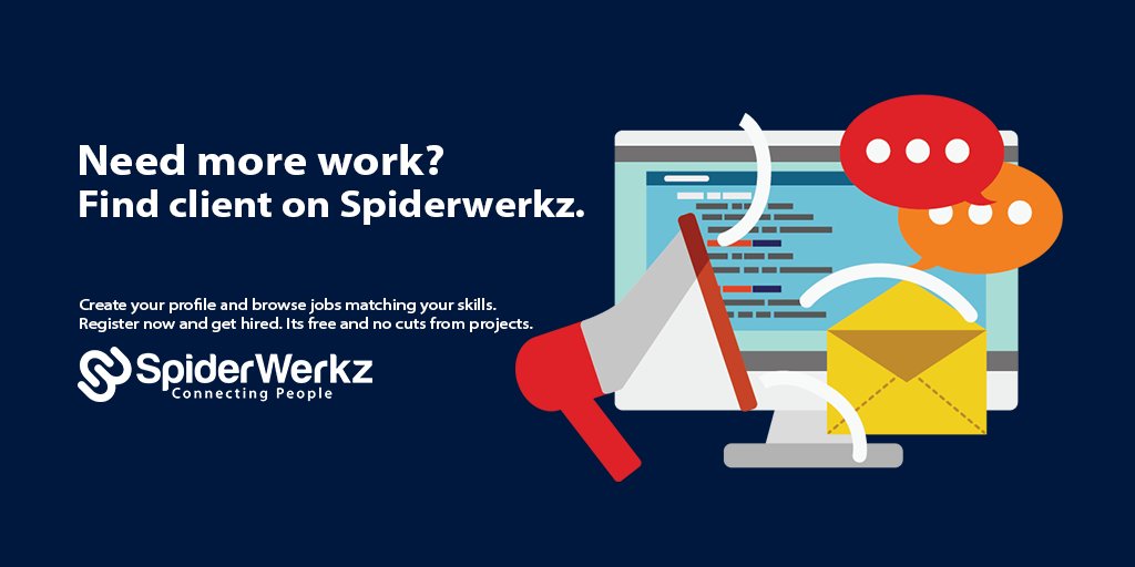 SpiderWerkz's tweet photo. Learn more here https://t.co/IEv1BfDktW #freelancer #workathome #spiderwerkz https://t.co/dHV6qOhPNY