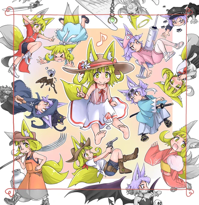 オリキャラに色々な服を着せてみる…♪ 