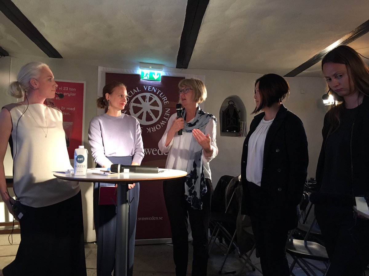 svnswe's tweet photo. Det måste vara lätt att göra rätt @SusanneSweetSSE #cirkulärtmode  #Almedalen #svnlönsamt @Myrorna @beteendelabbet https://t.co/IFHVE56scy
