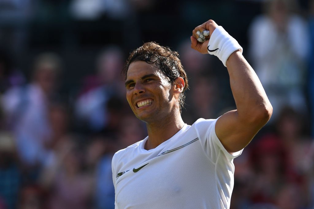 BBCSport's tweet photo. Monday's point of the day at #Wimbledon was a beauty, courtesy of Rafael Nadal &amp; John Millman 👏

Watch https://t.co/bnC5Fe767f https://t.co/qgHQJKgHlS