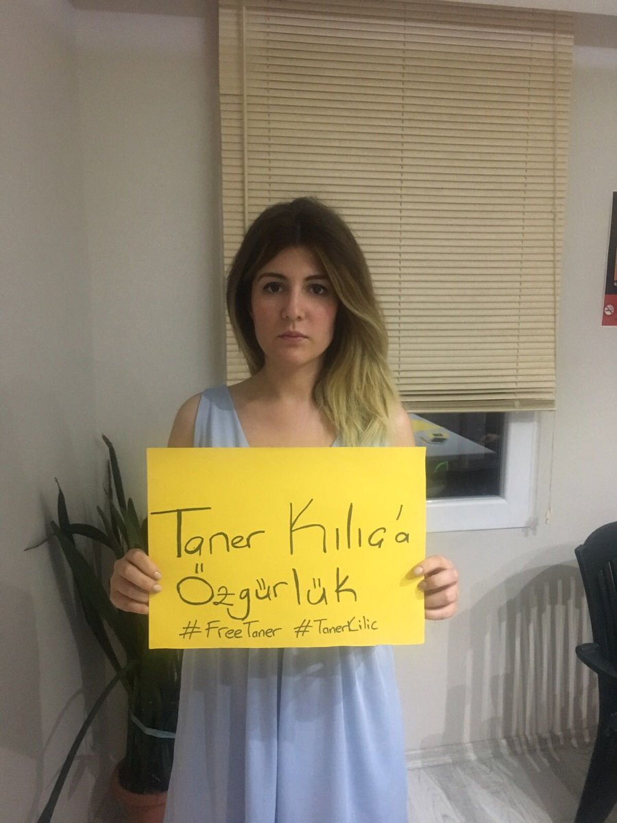 #TanerKilic'a özgürlük! 
#FreeTaner 
<a href="/aforgutu/">Amnesty Türkiye</a>