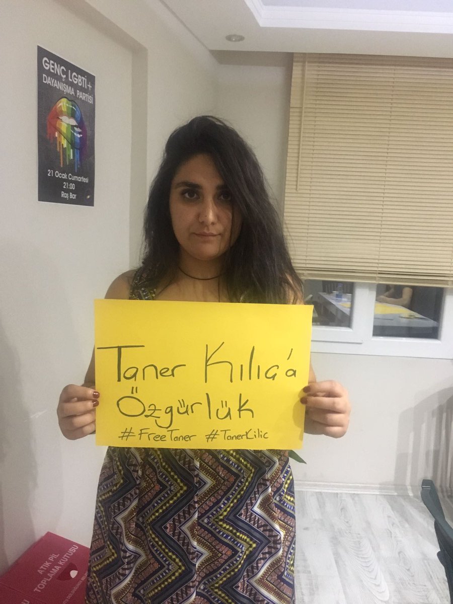 Haksız yere tutuklu olan #TanerKilic'a özgürlük! 
<a href="/aforgutu/">Amnesty Türkiye</a> 
#FreeTaner