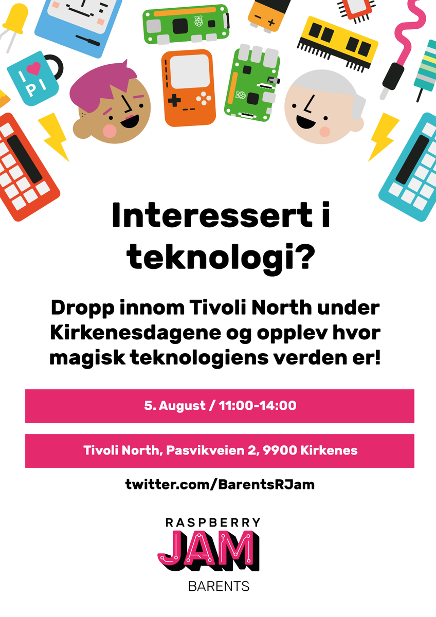 BarentsRJam's tweet photo. 5. August. Tivoli North. Kirkenes. Be there! https://t.co/iN4hWvRG27