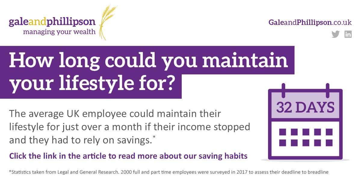 galephillipson's tweet photo. How long could you maintain your current lifestyle if your income stopped? https://t.co/GN1VHndR3b #protection #insurance https://t.co/O8uMdImROG