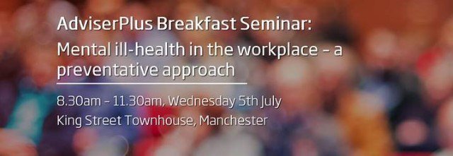 AdviserPlus_'s tweet photo. 1 DAY TO GO!!
We've got a full house for our Mental Health Breakfast Seminar in Manchester tomorrow. #Mentalhealth #AdviserPlus #HR #events https://t.co/KVyRIxVLgW