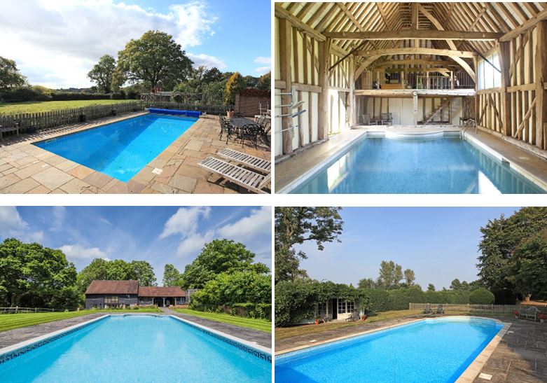 WARNING! #kent #eastsussex heat wave on its way. Buy one of these houses with #swimmingpool to keep cool. bit.ly/2tEyrmW