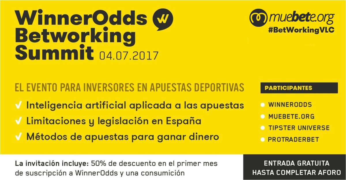Nos vemos hoy en #BetworkingVLC 💪💪💪