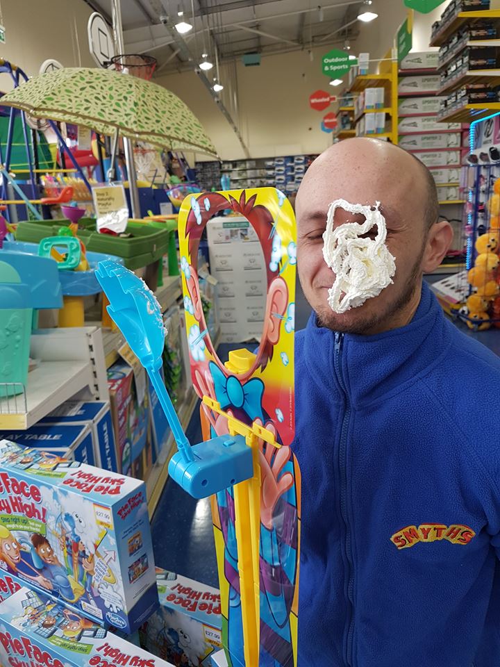 pie face game smyths