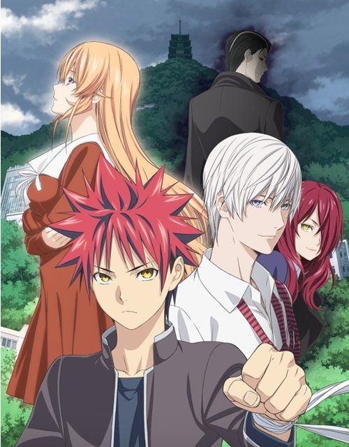 Imagem promocional de Shokugeki no Souma 4