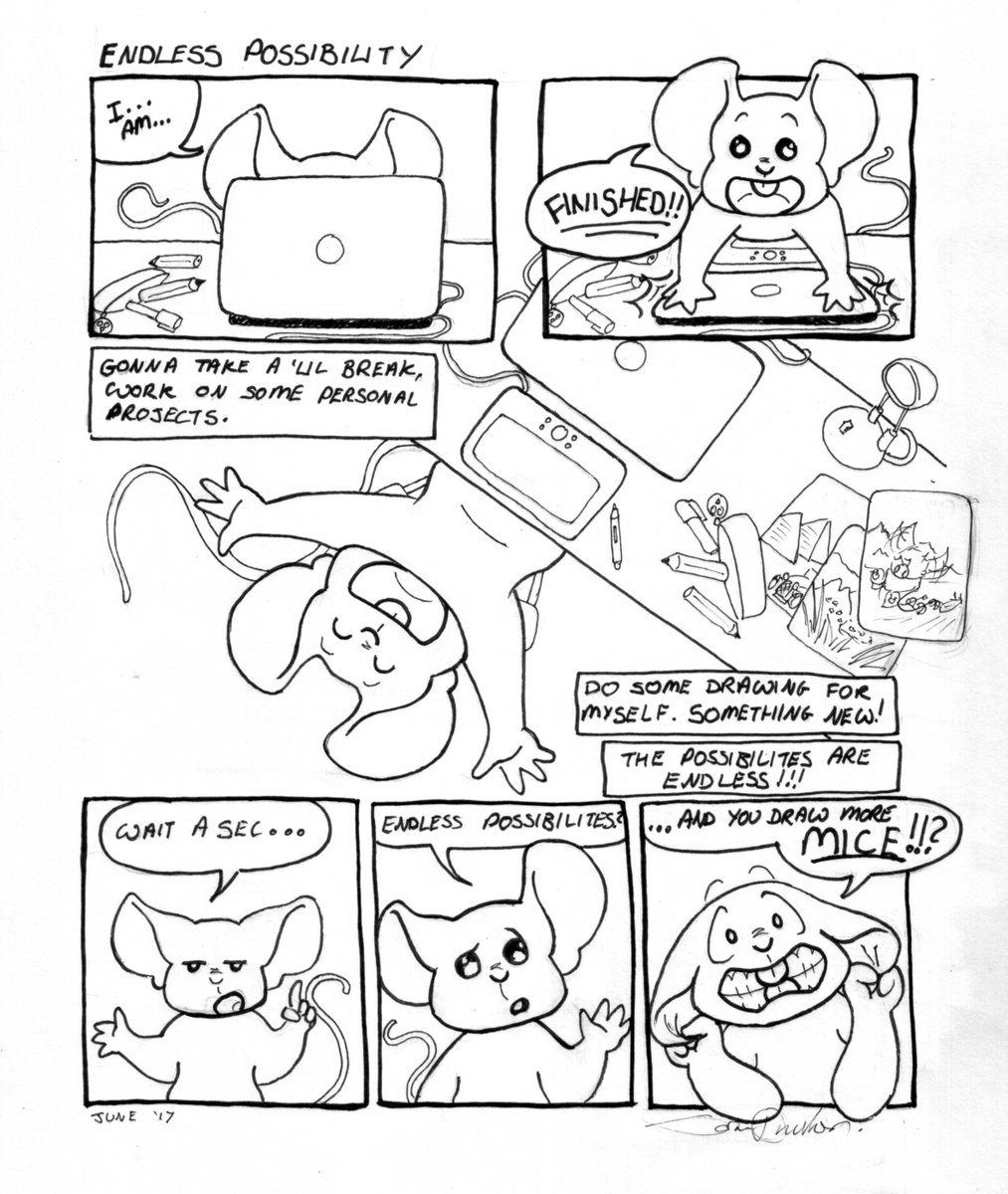 SaraDunkerton's tweet photo. Introducing the 1st in a new series of #anthropomorphic, semi-#autobiographic #comics titled #PawsforThawt!
https://t.co/Bszc9OYVEI https://t.co/CFAUJpkQJU