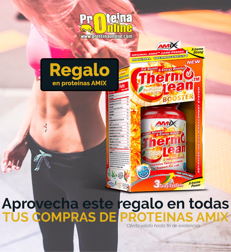 Proteina_Online's tweet photo. ¡ThermoLean de 30 cápsulas de regalo en todas las compras de proteinas de @AmixESP!

 https://t.co/pgdpwIiqg0

#OfertaWeb https://t.co/SQMmOMMnM0