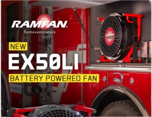 New for 2017 from Delta Fire is the RamFan Ex50Li which heralds a major breakthrough in smoke removal fans. ow.ly/zauM30cWkOD
