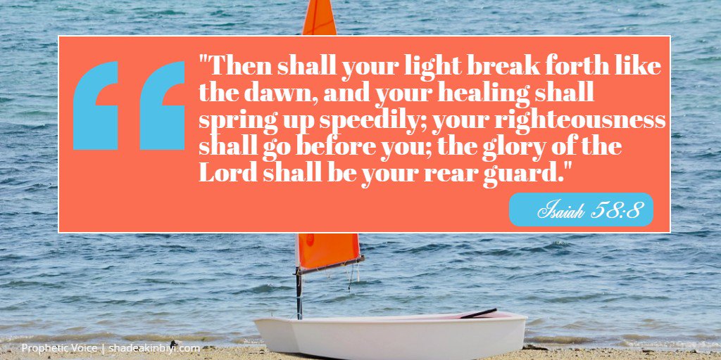 ShadeAkinbiyi's tweet photo. "Arise, shine; for your light has come, And the glory of the LORD has risen upon you." (Isaiah 60:1) #NewPerspective #Change #WalkInFath https://t.co/5r2H78yjsQ