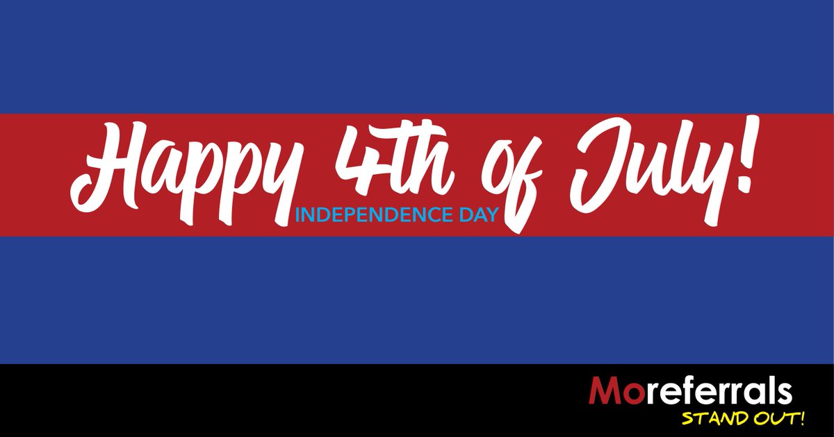 MoReferrals's tweet photo. Happy Independence Day!! #letfreedomring #happy4th https://t.co/FpQ5MyZkzO