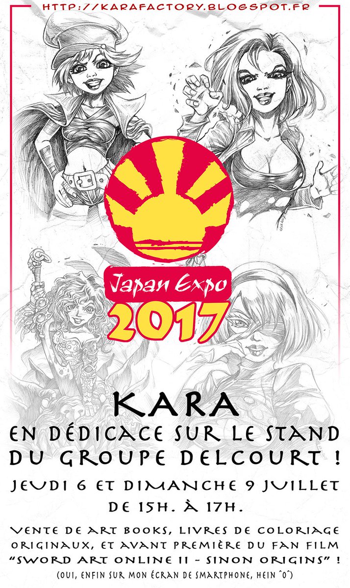 #japanexpo2017 #japanexpo #programme #venteoriginaux #doodle #artbook #salonmanga #bd #comics #manga #dédicace #Kara #livredecoloriage