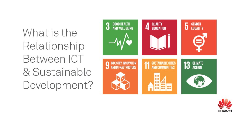 Huawei How Can Ict Help Us Achieve The Un Sustainable Development Goals Sdgs By 30 T Co L1willbqw3 Ict4sdg Hwsustainability T Co Mfvxirzaxv Twitter