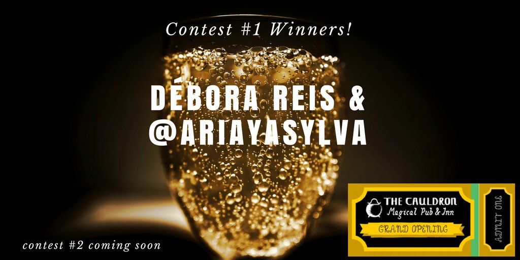 Follow on fbook and insta <a href="/thecauldronpub/">The Cauldron Magical Pub & Experience</a> to take part in competitions for grand opening and feast tickets! Congrats to our first winners!