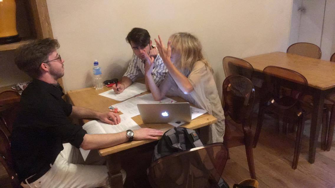 Day 2 #transcollaborate workshop on #Collaborative #Translation and Research - Italians &amp; learners of Italian translating Chinese poetry!