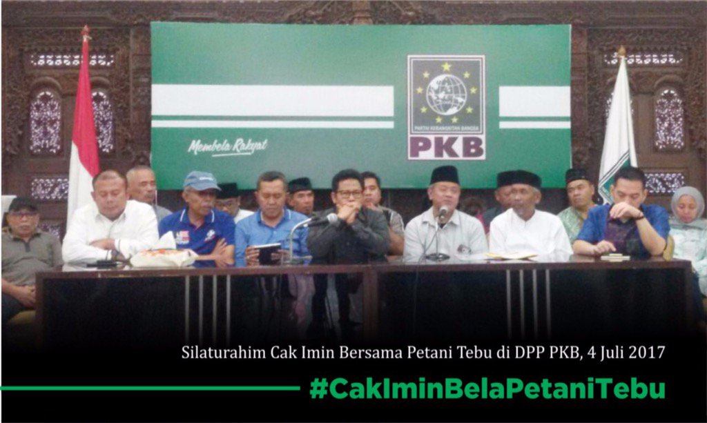 Tidak boleh ada petani di Indonesia yg nestapa nasibnya di Indonesia #cakiminbelapetanitebu <a href="/jokowi/">Joko Widodo</a> <a href="/cakiminpkb/">Cak Imin</a>