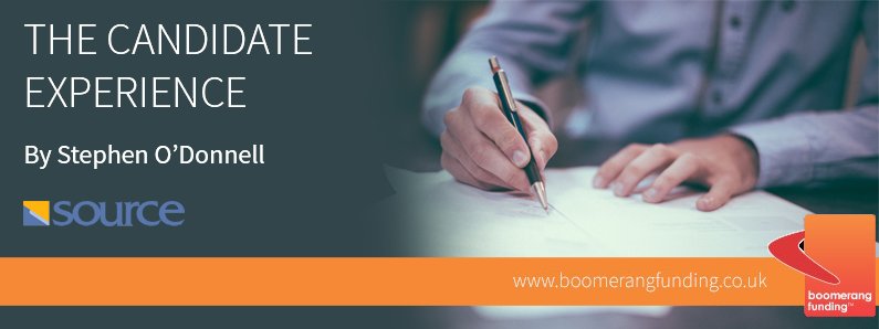 BoomerangBackO's tweet image. Our guest #blog from Stephen O&apos;Donnell of #SourceUK - Why is the “Candidate Experience” so important? goo.gl/zHZWeM