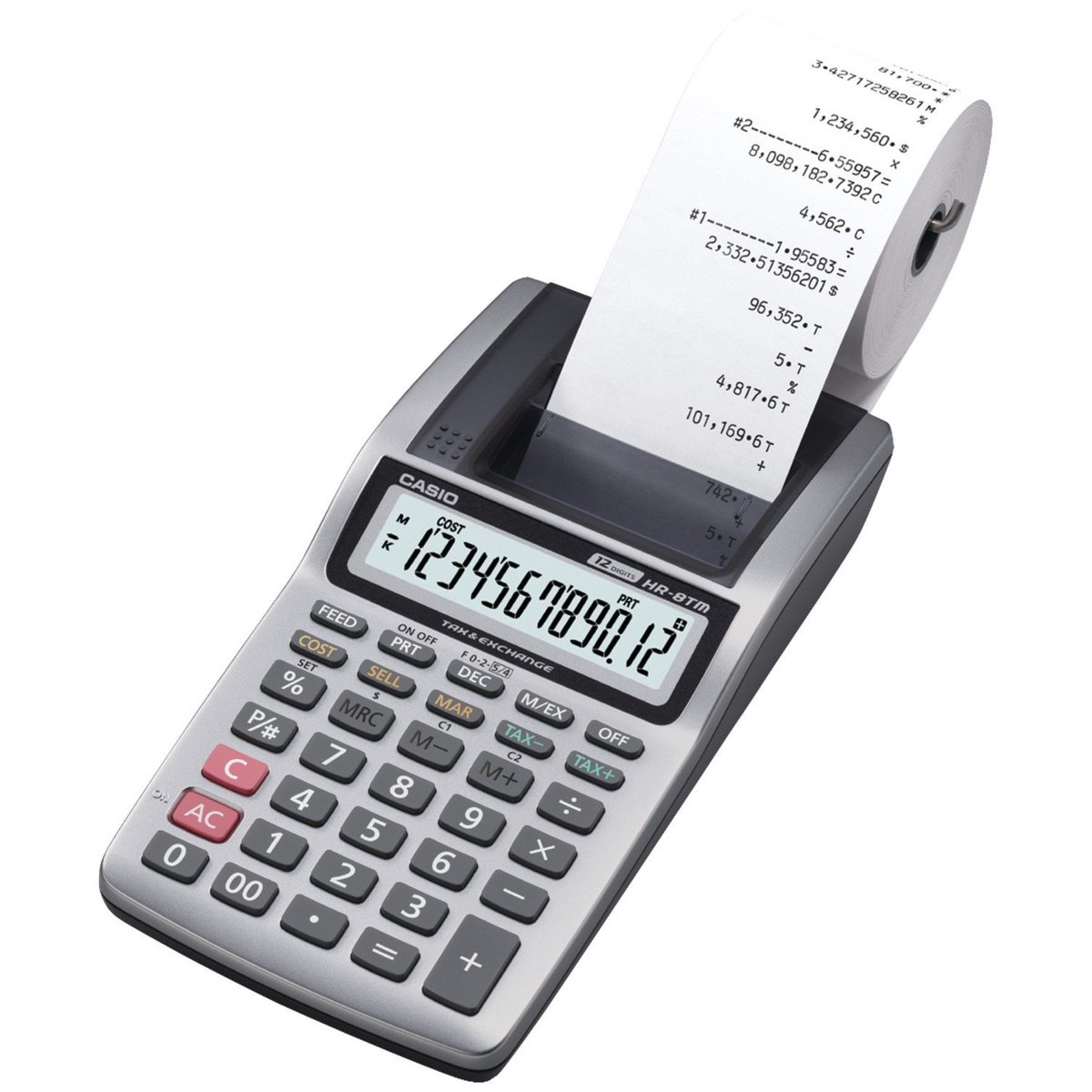 Acedepotdotcom's tweet image. #Casio HR-8TM 12 Digit Handheld #PrintingCalculator with large, easy to read display.goo.gl/fY7u8K