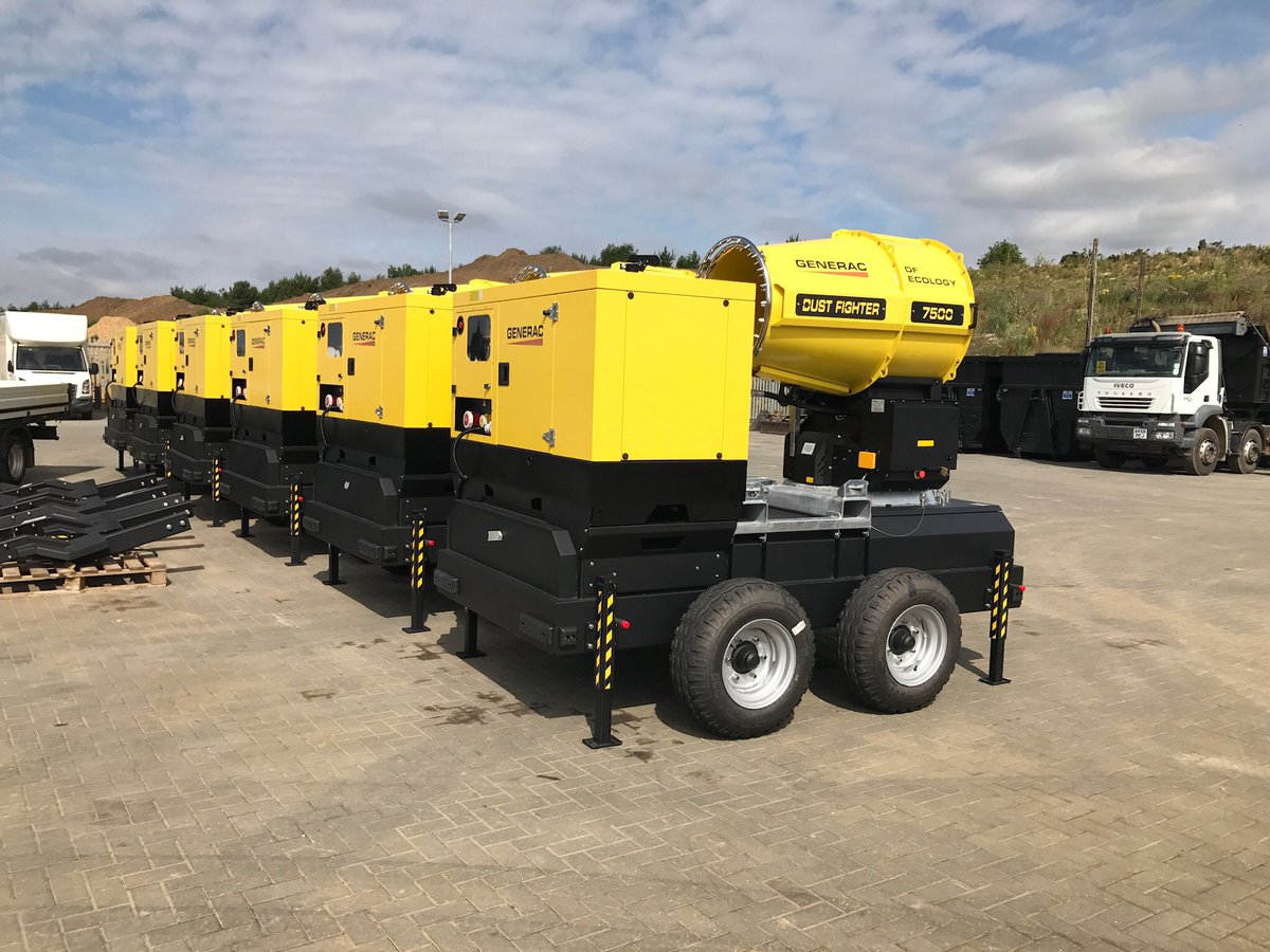 More new self contained dust suppression units available for nationwide hire contact hire@try7.com.  tru7.com