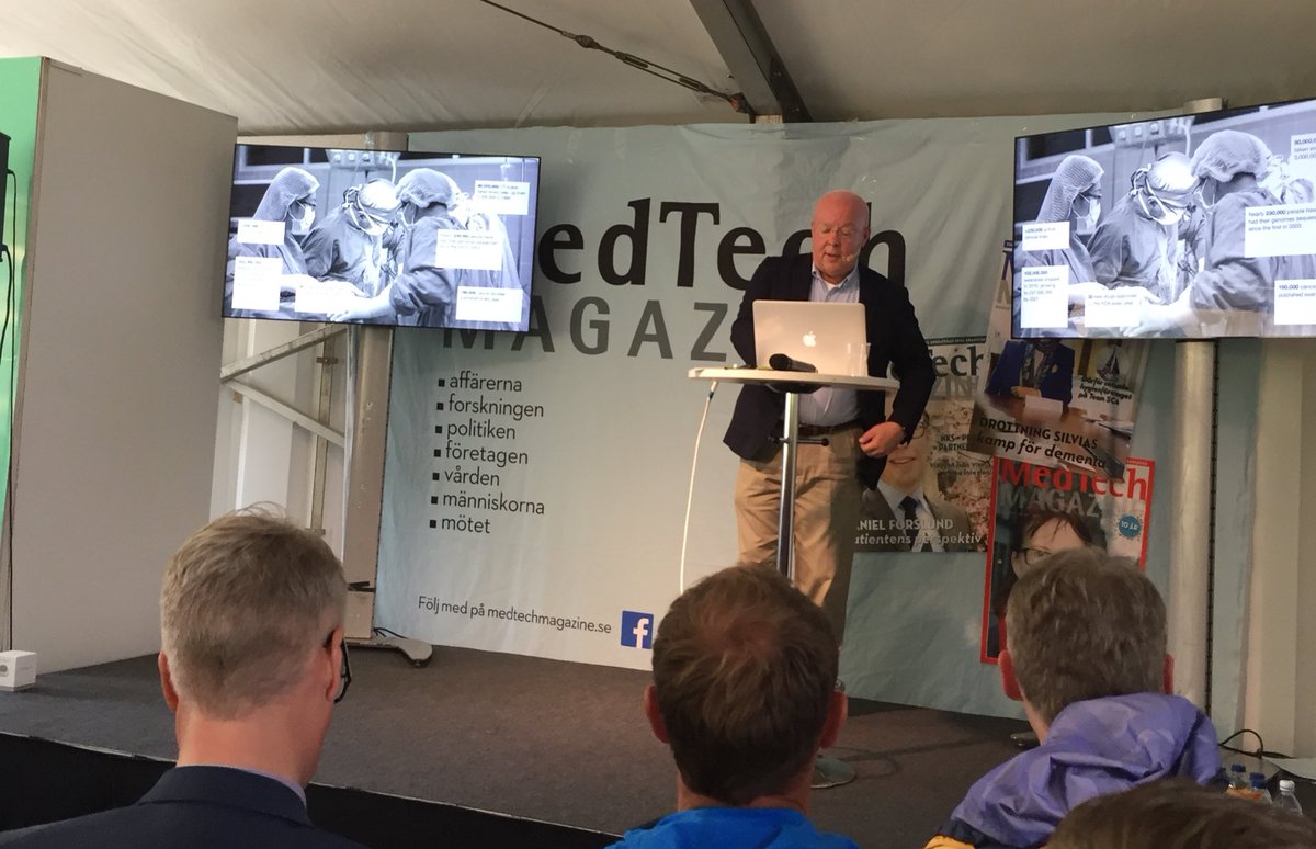 Hur hanterar vi all medicinsk data som produceras?  #Watson #MEDTECH #Almedalen
