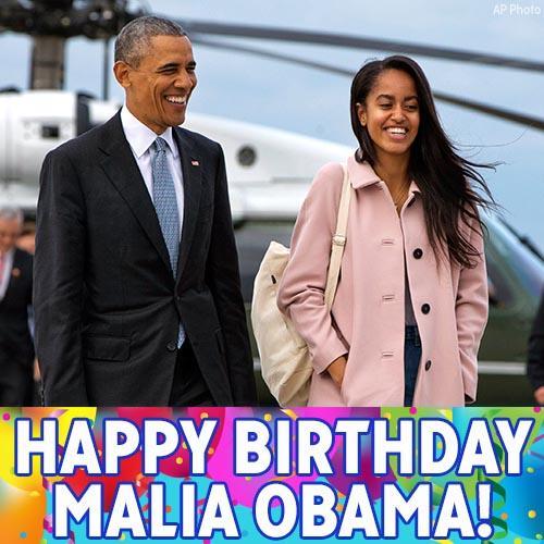 Happy birthday, Malia Obama! The former first daughter turns 19 on this Independence Day! 