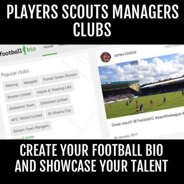 FootballBio.co.uk | #showcase your talent and #GetDiscovered 💪