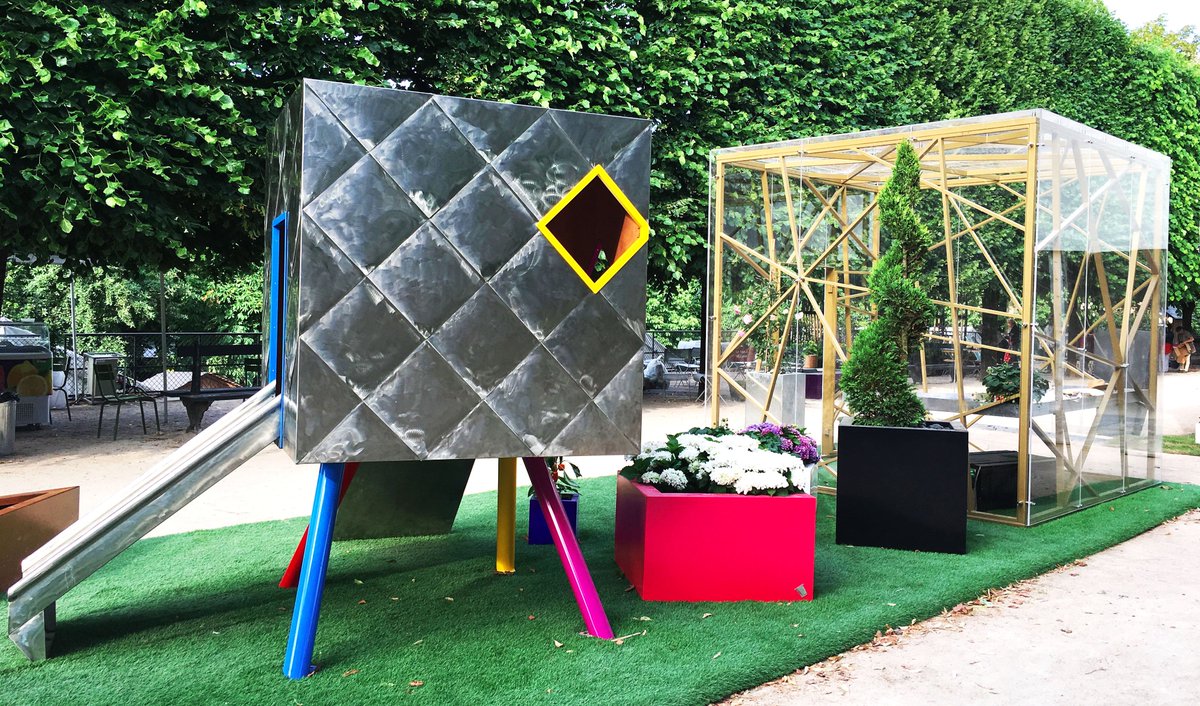 #cabane et #serre de <a href="/guidurost/">guillaume durost</a>, 2 #créations #design de #jardin #outdoor qu"il fallait découvrir au #salon <a href="/jardinsjardin/">Jardins, jardin</a> ! #enfant #jeu
