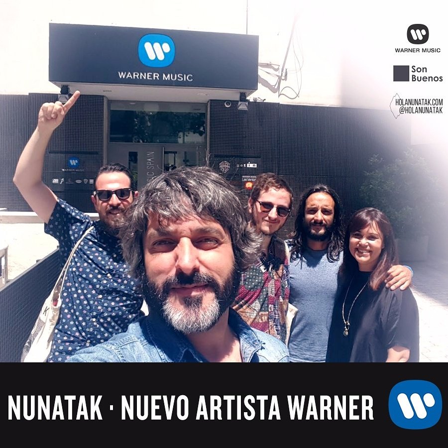 Extra Extra ¡¡¡Nunatak firma un contrato con <a href="/WarnerMusicES/">Warner Music Spain</a> y pasa a formar parte de su roster de artistas!!! 🖖🤠 YEAH 🤠🖖