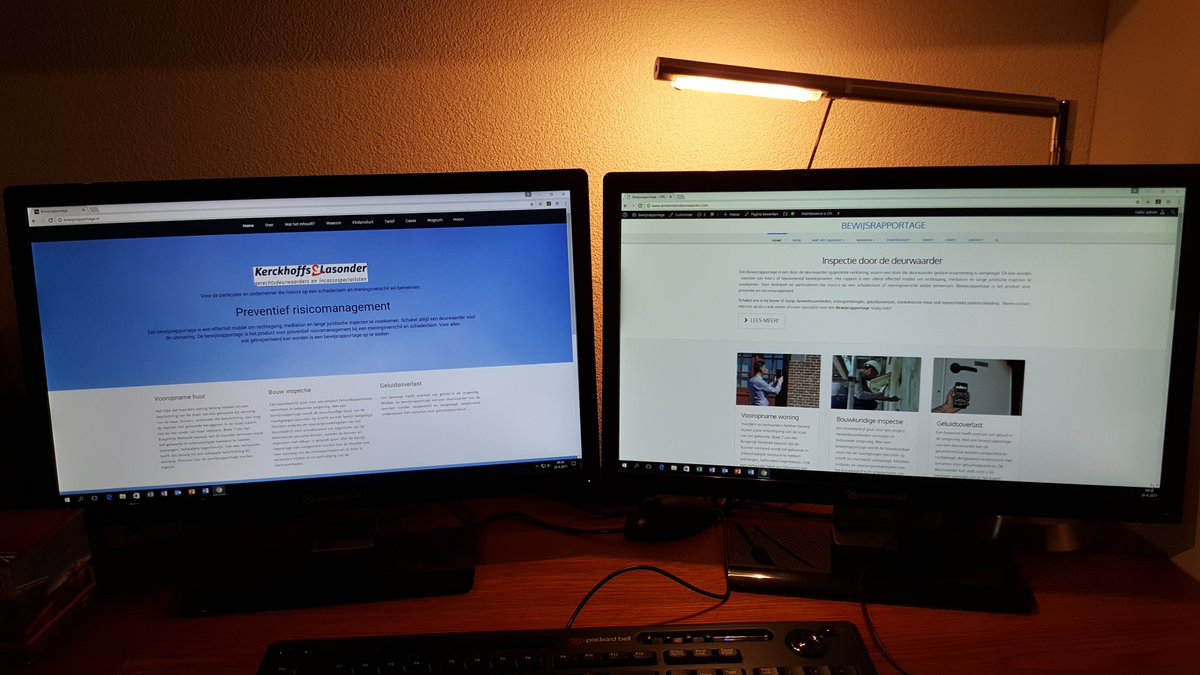 Jaa, blij met de nieuwe website voor Bewijsrapportage! Vervolg is een nieuwe brochure. Dank aan klanten voor de erkenning en het werk.