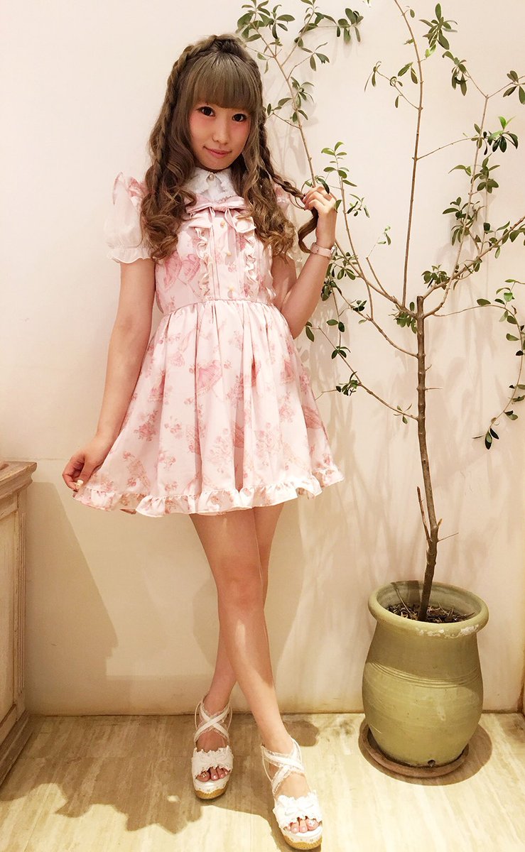 LIZLISA リズリサ パラソル柄ワンピース